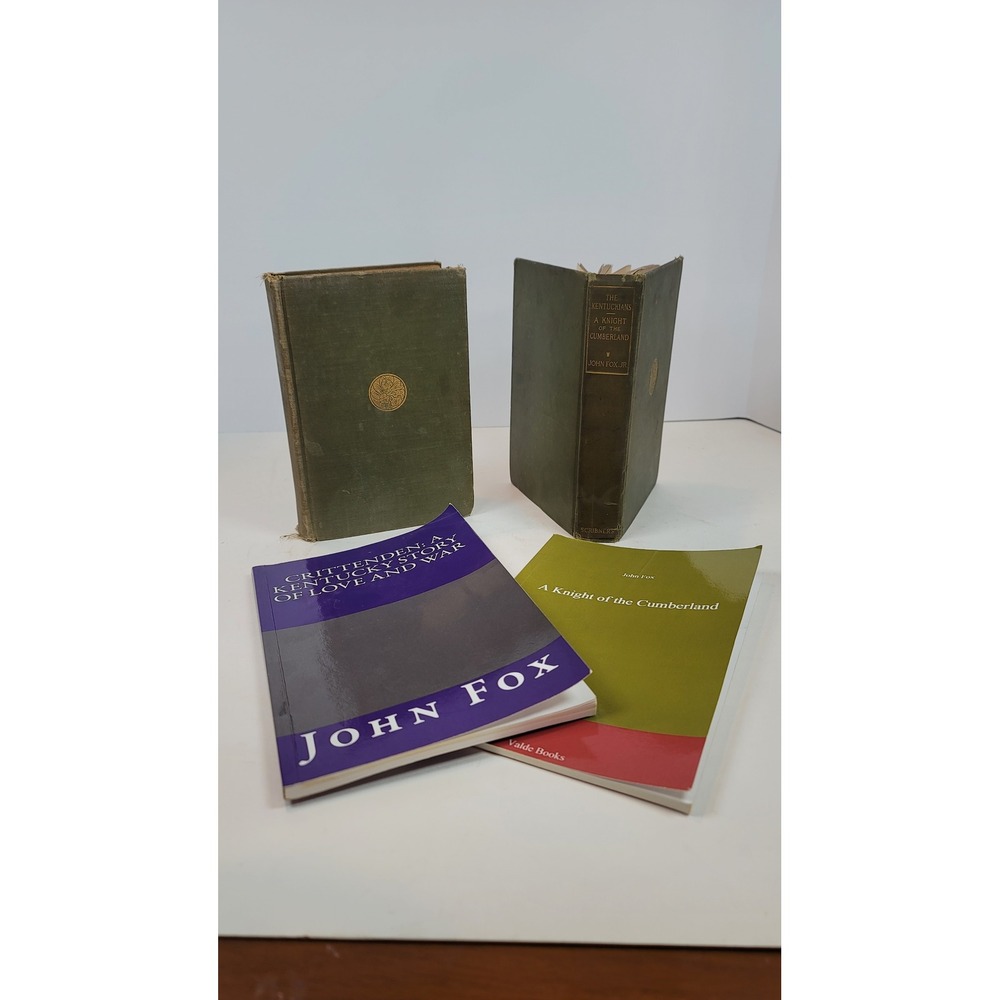 Lot 4 John Fox Jr Books Antique 1912 Xmas Eve Kentuckians Crittenden Cumberland
